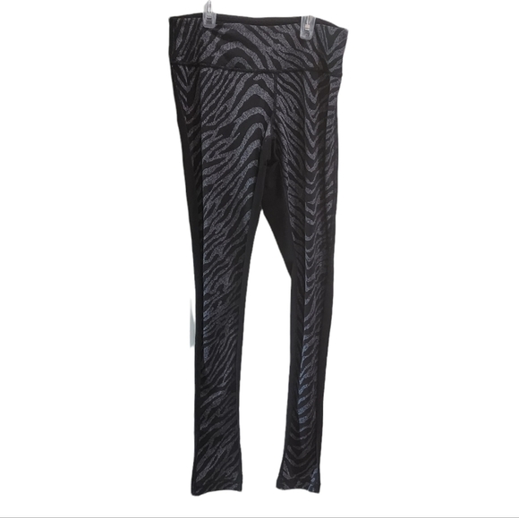 Zella Animal Print Black High Rise Leggings - Picture 1 of 6